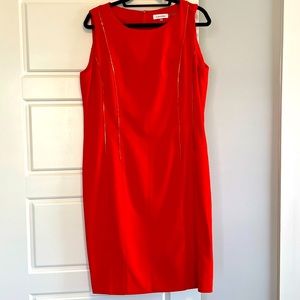 Calvin Klein Orange Dress